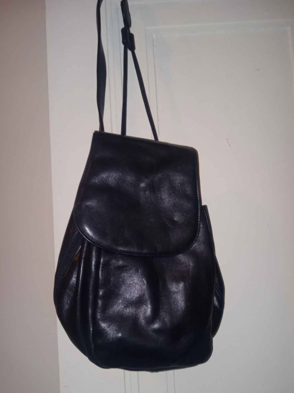 Tignanello Leather Backpack in Black